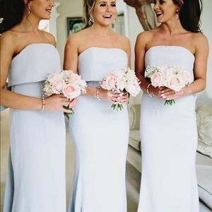 Light blue bridesmaid dress